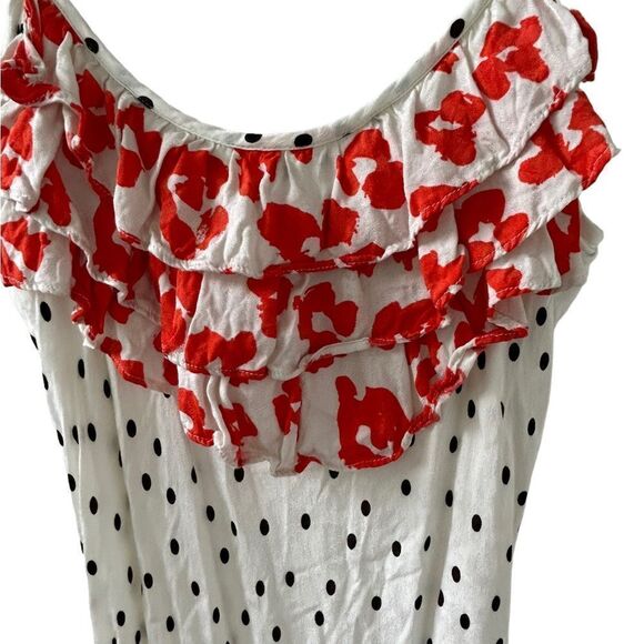 RIXO x Target Ruffle Polkadot Midi Dress - Picture 6 of 7